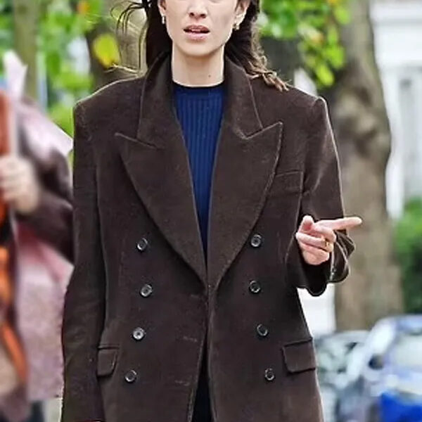 Alexa Chung 2023 Vintage Brown Blazer