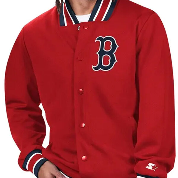 Boston Red Sox Red Varsity Jacket