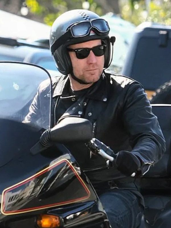 Ewan McGregor Stylish Motorcycle Leather Jacket