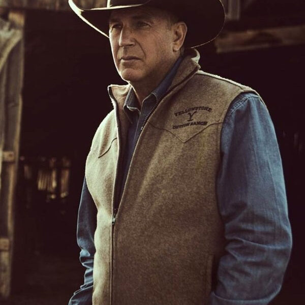 Kevin Costner Yellowstone Wool Vest