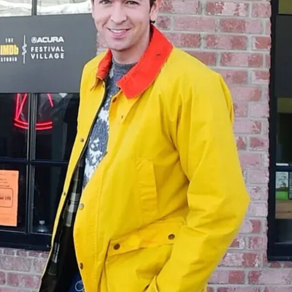 Mens Yellow Iconic Cotton Jacket