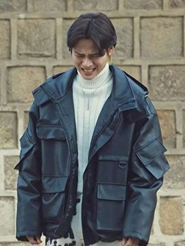 Tomorrow Ji-On Yoon Black Leather Jacket