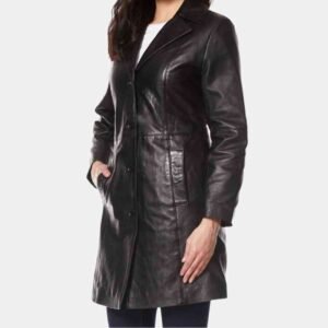 3 4 Length Black Jacket