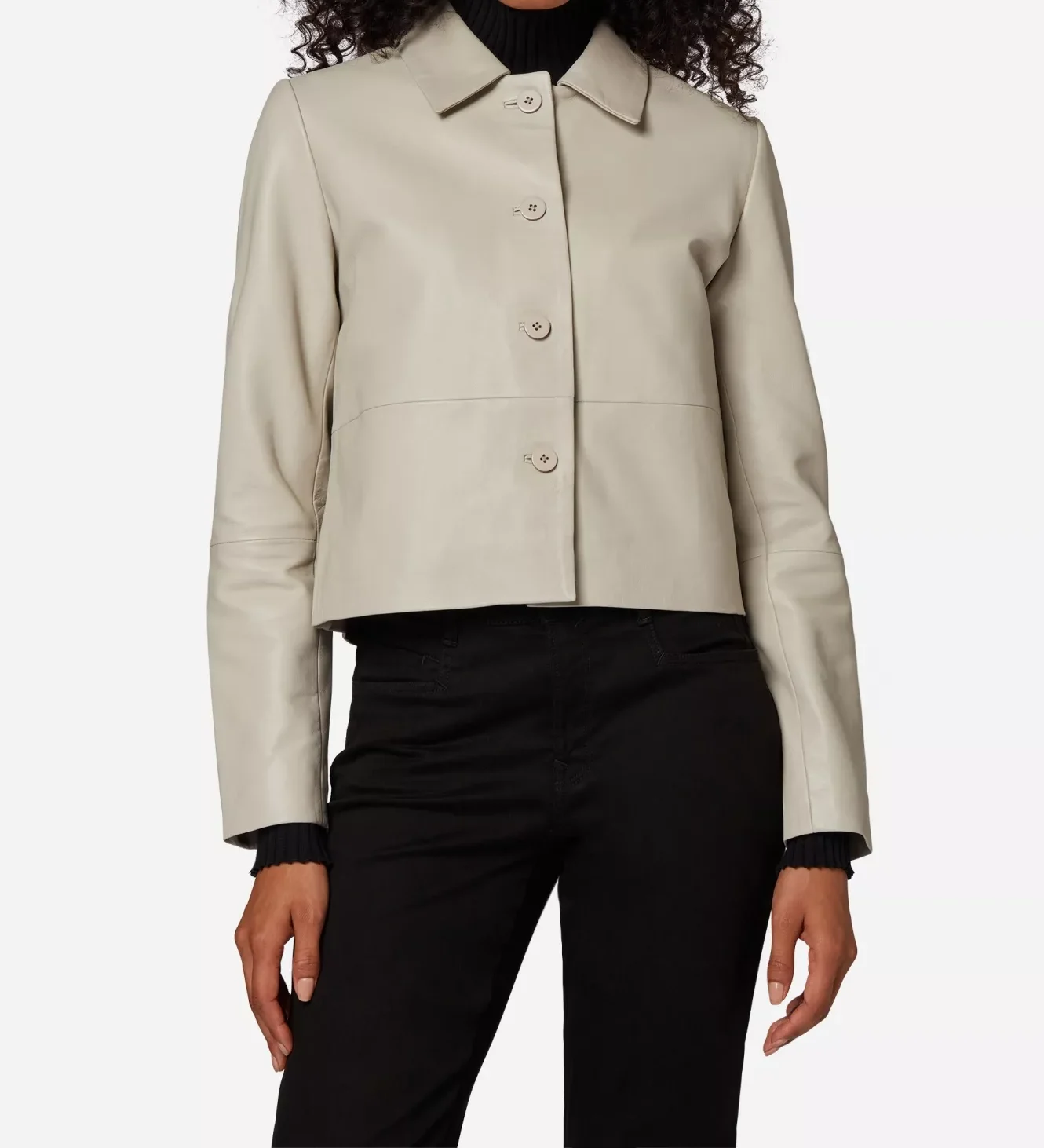 Beige-Leather-Jacket-Women
