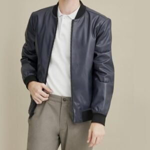 Brian Airforce Flight Bomber Leather Jacket