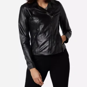 Short Leather Jacket Women